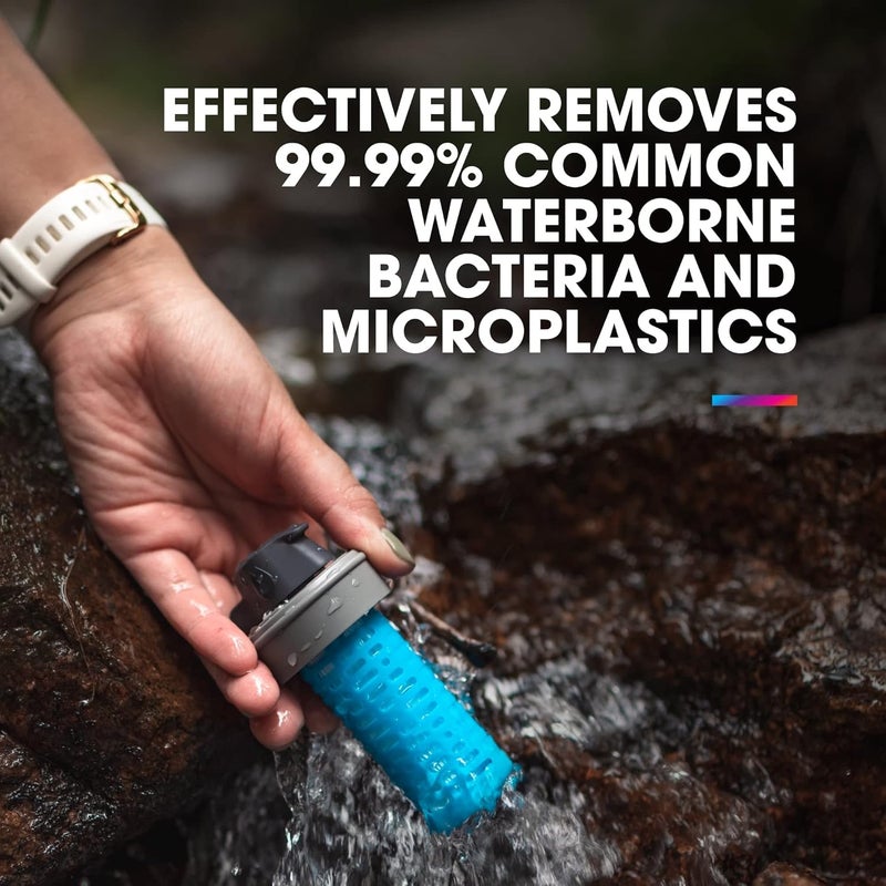 Hydrapak غطاء فلتر 42 مم - ملحق تنقية المياه - تدفق سريع - مثالي للمشي لمسافات طويلة، رياضات التحمل، التخييم، السفر، والاستعداد للطوارئ - Image 3